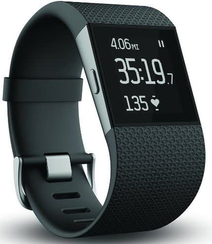 fitbit surge data sidplay