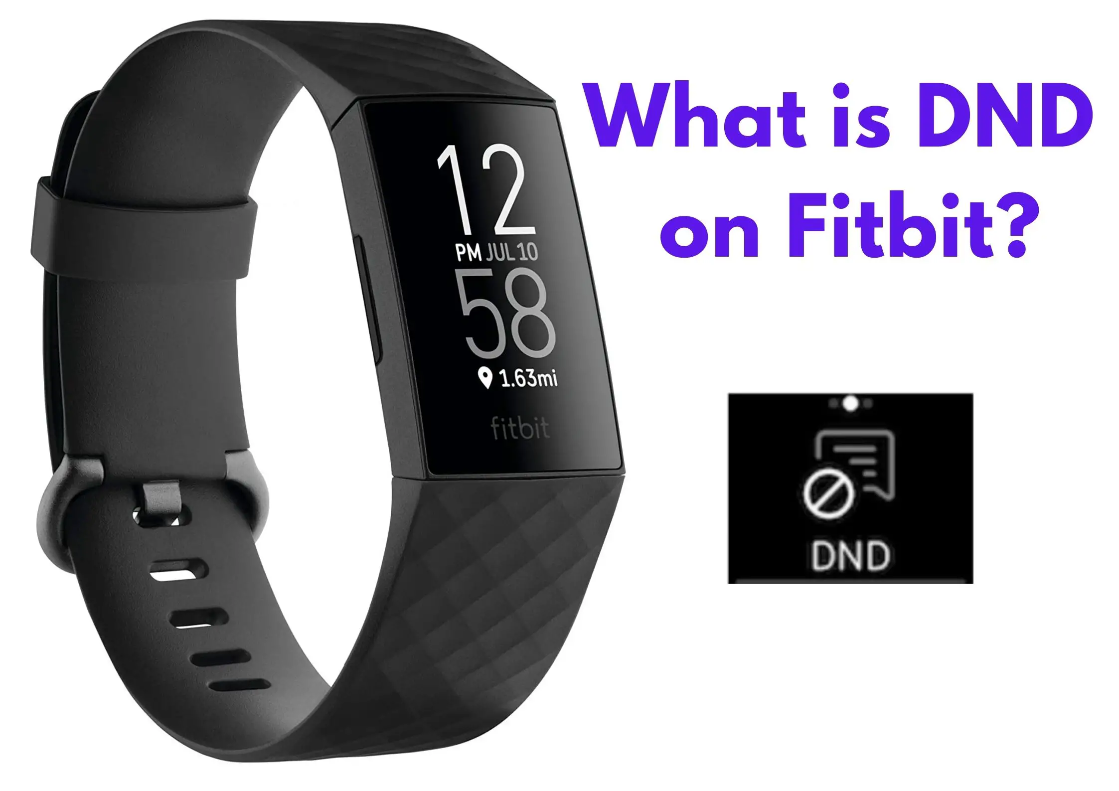What is DND on Fitbit?