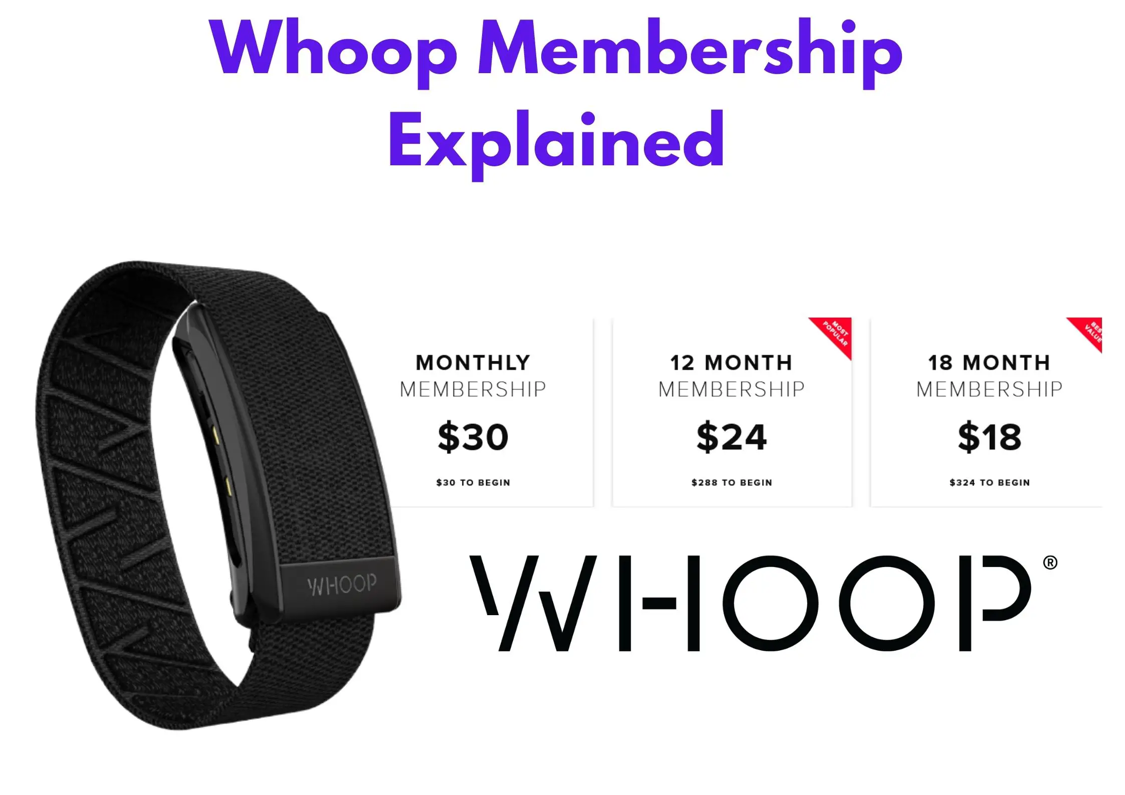 Whoop Membership Explained