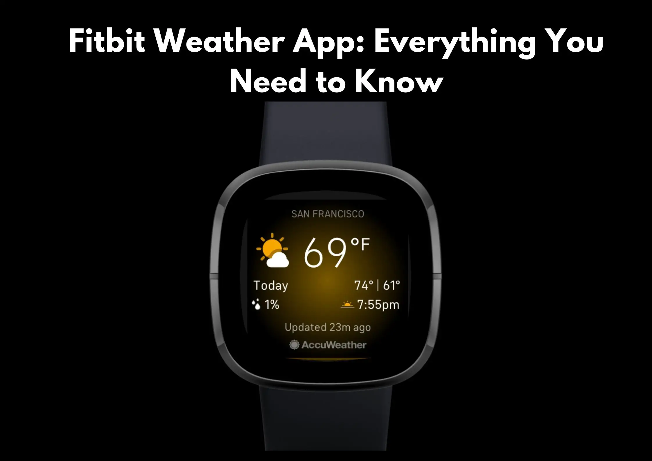 Fitbit Weather App: Everything You Need to Know